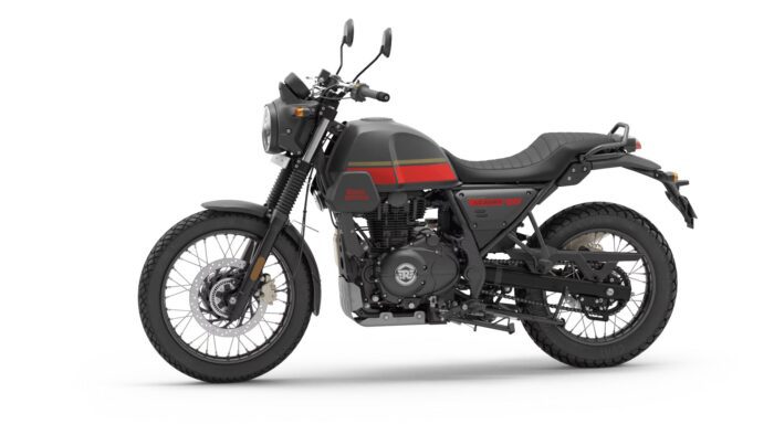 RE Scram 411 Blazing Black Bikes
