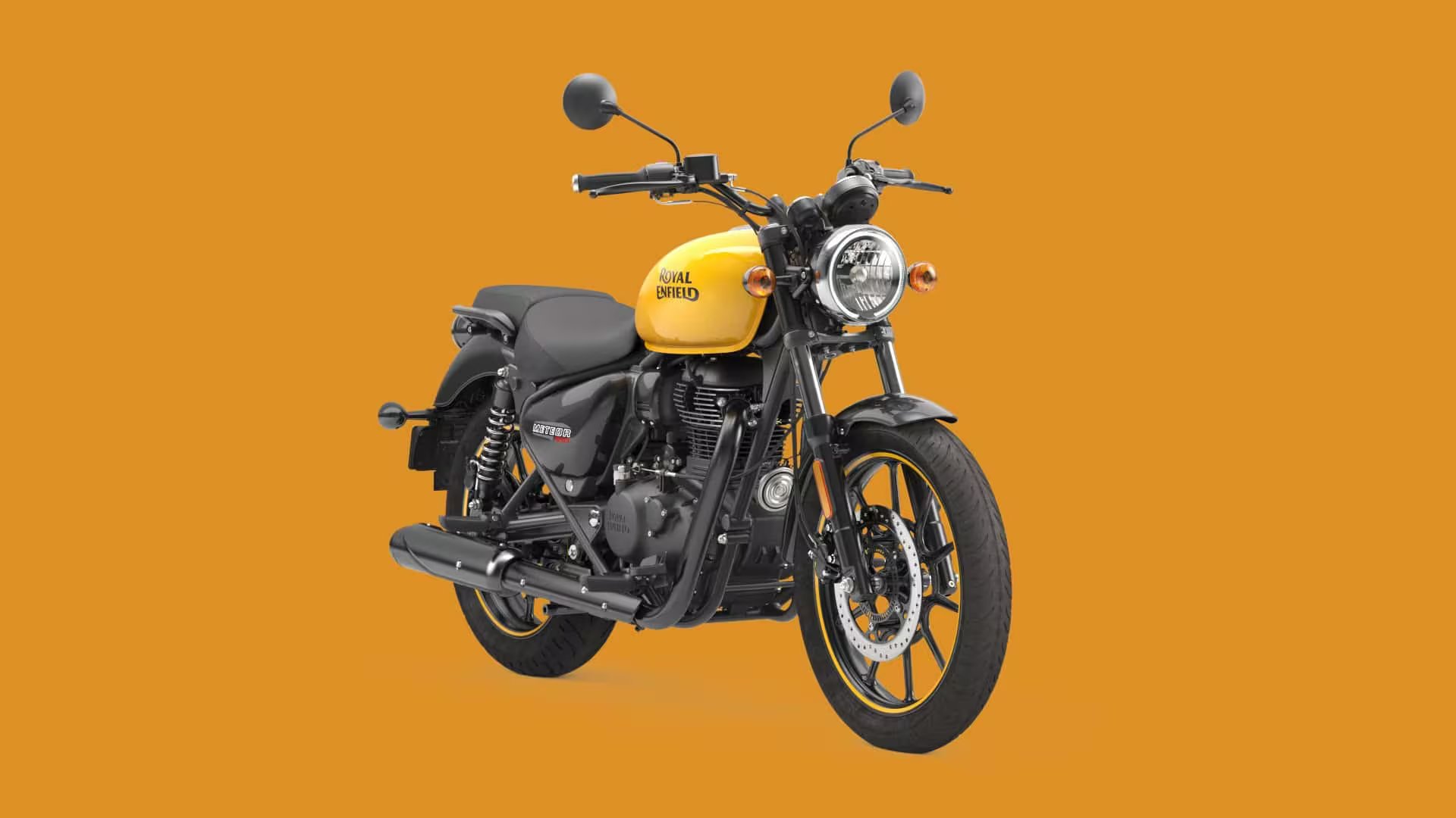 RE Meteor 350 Fireball Yellow Bikes in Vizag Saran Motors
