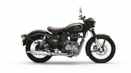 Classic 350 Halcyon Green Single Disc bikes