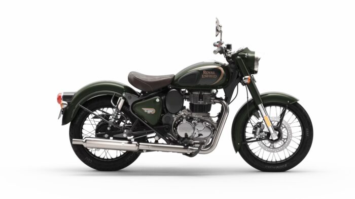 Classic 350 Halcyon Green Single Disc bikes